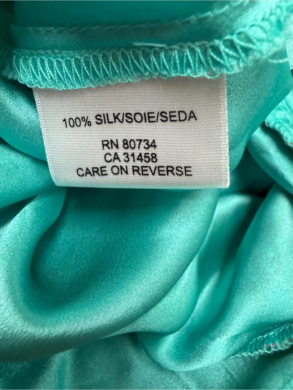 Silk BCBGMaxazria Multicolor Halter Dress - Women's - Picture 6 of 9